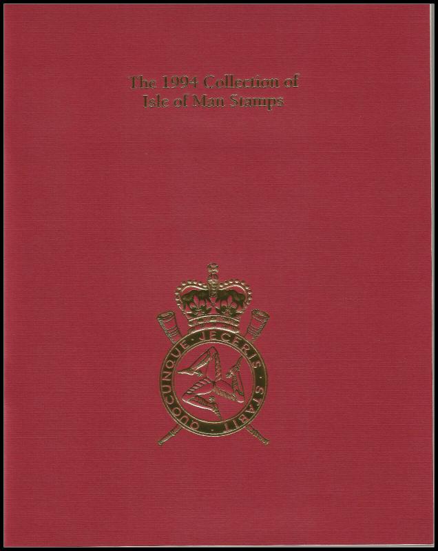 Isle Of Man 1994 Year Book Of Commemorative Mint Stamps + £5 Hologram Definitive