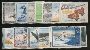 US RW22-RW34 USED 14 DIFF. RUN 1955-1967