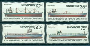 Singapore #308-311  Mint  VF NH  Scott $8.50