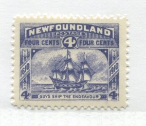 Newfoundland 1910 4 cents mint o.g. gum