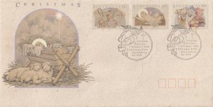 Australia Christmas 1991 FDC  Sc#1231-1233