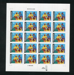 3368 Kwanzaa Sheet of 20 33¢ Stamps MNH 1999