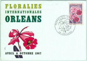 68633 - FRANCE - Postal History - MAXIMUM CARD 1967 - FLOWERS-