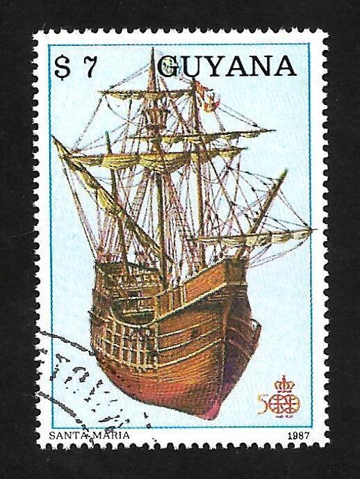 Guyana 1988 - CTO - Scott #1868A