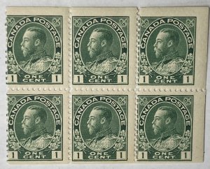 CANADA 1911-1925 #104a King George V 'Admiral' Issue - MLH (Booklet...