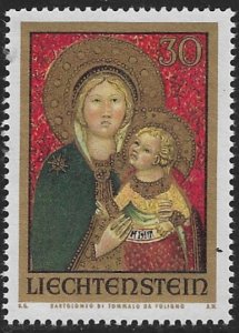 LIECHTENSTEIN 1973 CHRISTMAS Issue Sc 542 MNH