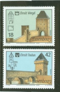 Luxembourg #1040-1041 Mint (NH) Single (Complete Set)