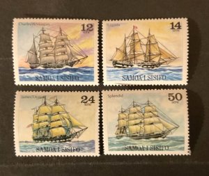 Samoa Scott #503-6 never hinged