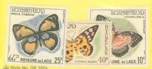 Laos #101-03  Single (Complete Set) (Butterflies)