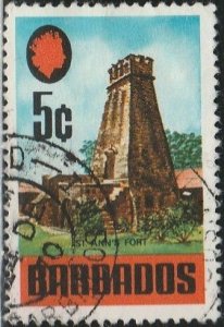 Barbados, #332a Used From  1972-74