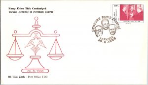 Turkey, Cyprus, Worldwide First Day Cover