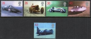 1998 Sg 2059/2062 British Land Speed Record Holders Unmounted Mint 