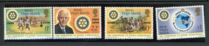 BVI - ROTARY - Scott #381-84  <222>