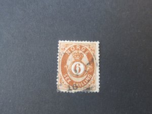 Norway 1875 Sc 20 FU