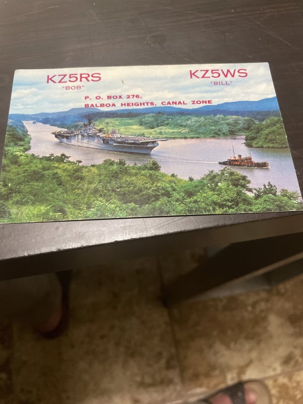 Canal Zone QSL post cards
