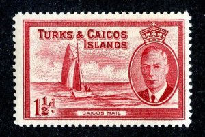 1950  Turks & Caicos Sc.# 107  MNH** cv $1.25  (85 BCXX )