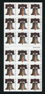 4128a Liberty Bell Booklet of 18 Forever Stamps MNH 2007
