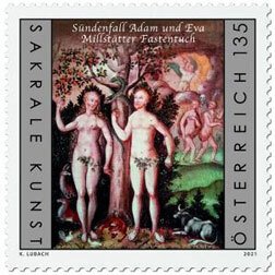 Scott #2921 Adam and Eve painting MNH