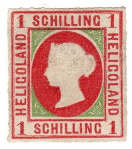 (I.B) Heligoland Postal : Definitive Head 1sch