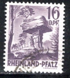 Germany - under French occupation Scott # 6N22, used