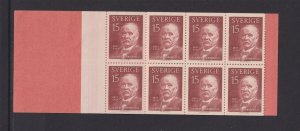 Sweden   #549a  MNH  1959 booklet  Arrhenius  15o