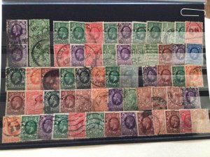 Great Britain King George V duplicate stamps A9354