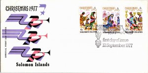 Solomon Islands, Worldwide First Day Cover, Christmas