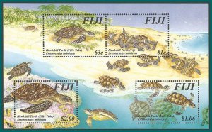 Fiji 1997 Hawksbill Turtle MS, MNH  #792,SGMS981