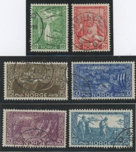 Norway #240-245 Used Single (Complete Set)