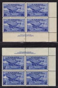 $Canada Sc#CE1+CE2+CE3+CE4 M/NH/VF-XF, Plate blocks, Cv. $112.50 