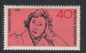 GERMANY 1972 Scott 1098-1100 Cmplt mnh sgls - scv $1.85 less 50%=$0.90 BIN