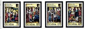 St Helena 442-45 MNH 1985 Christmas