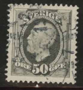 SWEDEN Scott 64 used 1904 stamp