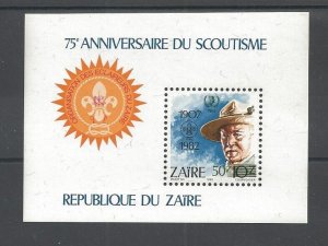 1985 Scouts Zaire 75th anniversary BadenPowell SS