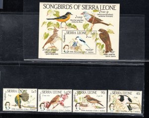 SIERRA LEONE SC# 671-75 FVF/MNH