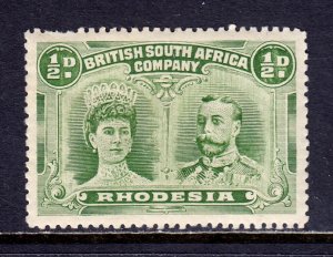 Rhodesia - Scott #101 - MH - Pulled perfs UL - SCV $15