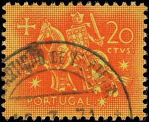 Portugal Scott #763 XF Used - 20ctvs Equestrian Seal-Well Centered