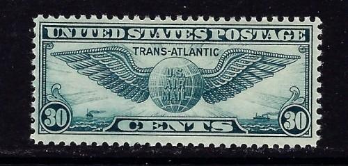 U S C24 small hinge remnant 1939 Airmail