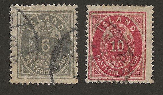 Iceland 25-26 Used.