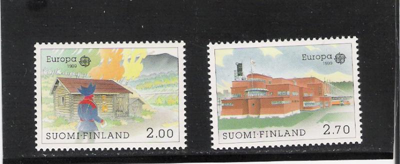 Finland  Scott#  817-818  MNH  (1990 Post Offices)