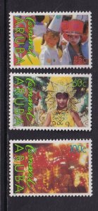 Aruba   #40-42   MNH  1989  carnival