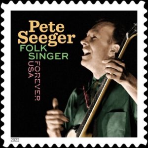 US 5708 Music Icons Pete Seeger forever single (1 stamp) MNH 2022 July 31 