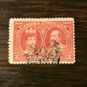 Canada 98 - USED 2¢ Queen Alexandera & King Edward,  - F/VF (1),  - SSCV $2.00