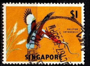 SINGAPUR SINGAPORE [1962] MiNr 0066 Y ( O/used ) Vögel