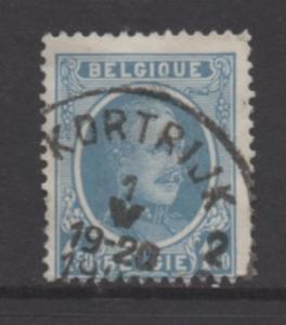 Belgium  Scott#  160  used  single