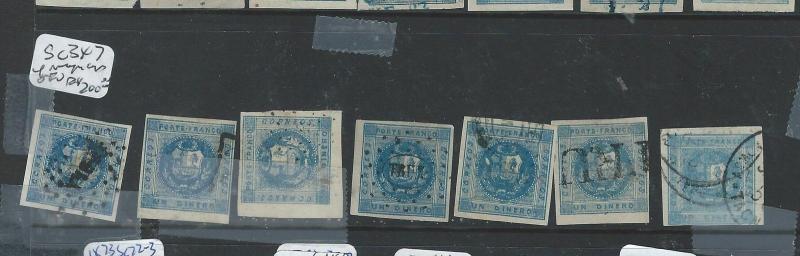 PERU  (PP2609B) SC 3  X7 BIG TO JUMBO COPIES ASST BETTER CANCELS  VFU  LOT  2