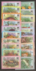 Tuvalu SC 96-113  Mint, Never Hinged