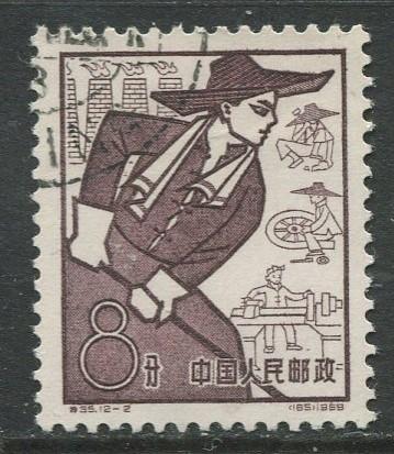 China - Scott 427 - Peoples Communes -1959 - VFU- Single 8f stamp