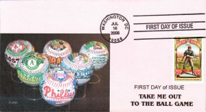 #4341 Take Me Out to the Ballgame Romp FDC