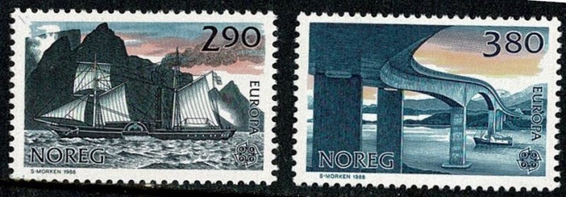 Norway #928-9 MNH/NG? cpl Europa
